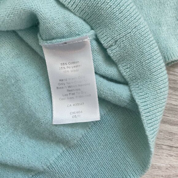 Light blue Cardigan by TALBOTS (Cotton Blend) - Picture 4 of 7